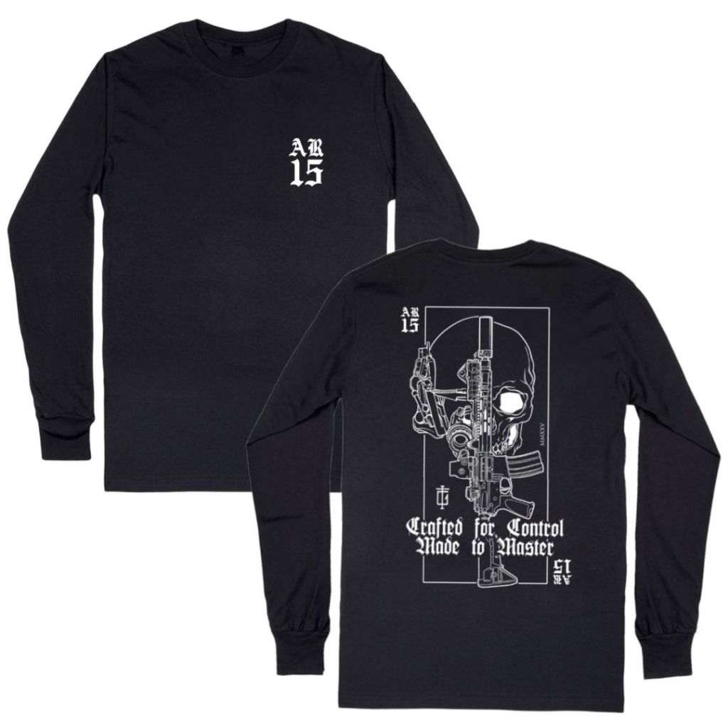T-Shirt AR15 Black Long Sleeve