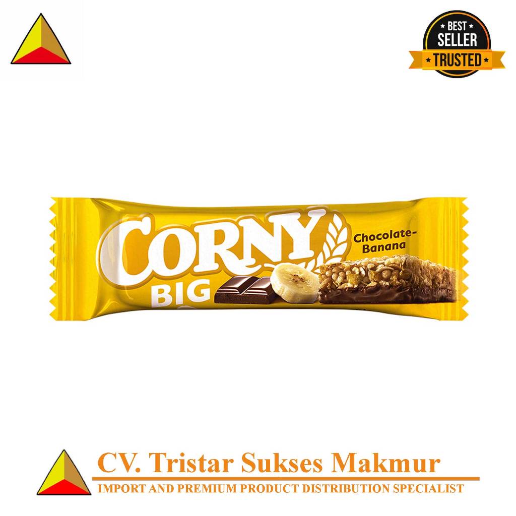 

Corny Big Banana – Cereal Bar Gandum Rasa Pisang | Snack Sehat & Praktis 50gr