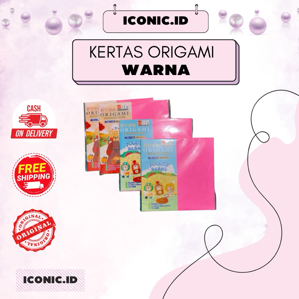 

Iconic - Kertas origami / Origami Warna / Kertas Origami