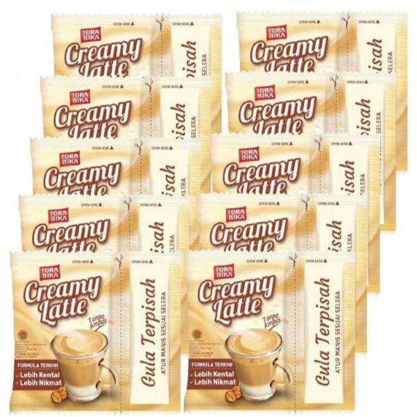 

Torabika Creamy Latte 10x25g (renceng)