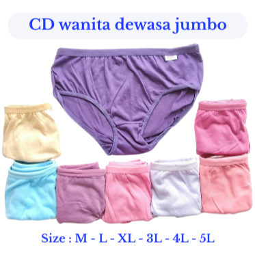 Celana dalam wanita jumbo katun murah Cd wanita sexy jumbo terbaru Celana dalam wanita dewasa jumbo