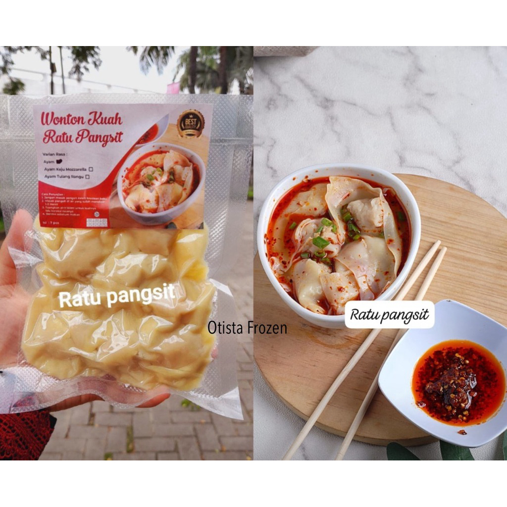 

RATU WONTON AYAM KUAH ISI 7 / PANGSIT CHILI OIL