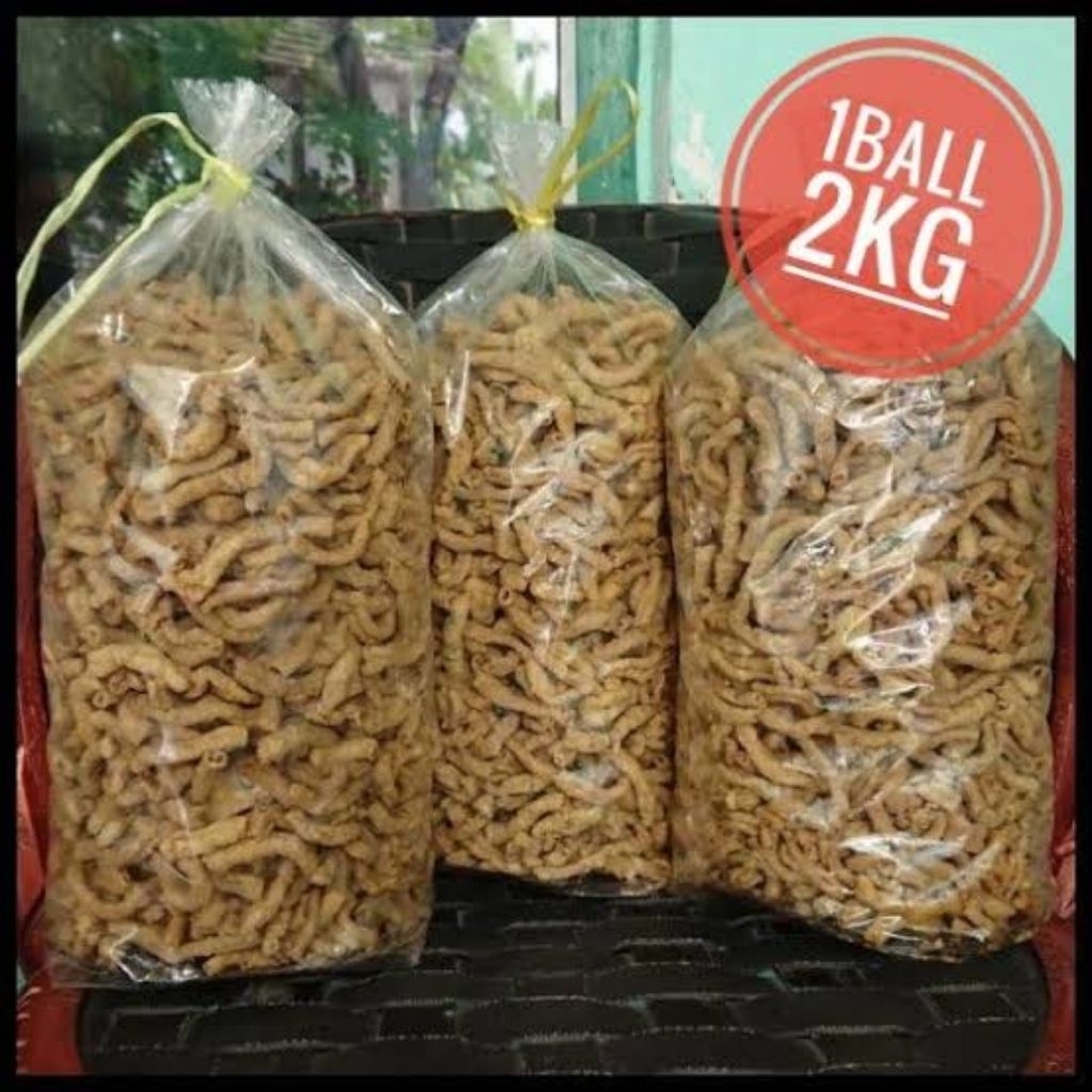 

Kripik usus gurih & renyah 1ball 2kg.