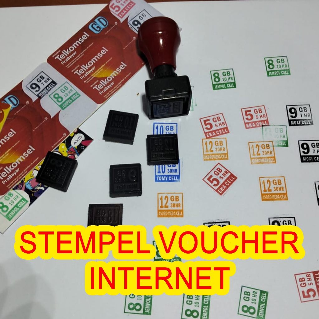 

Stempel Voucher Kuota Internet bisa tambah nama konter