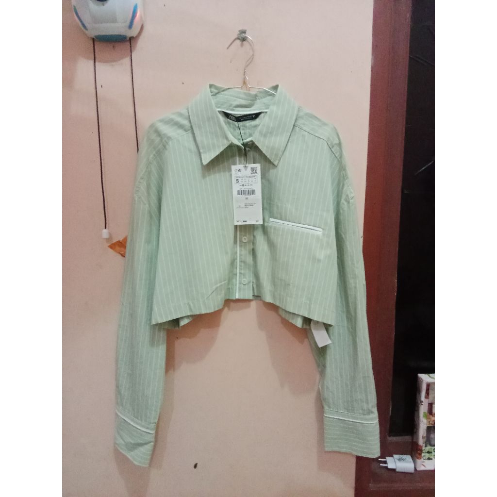 baju crop zara