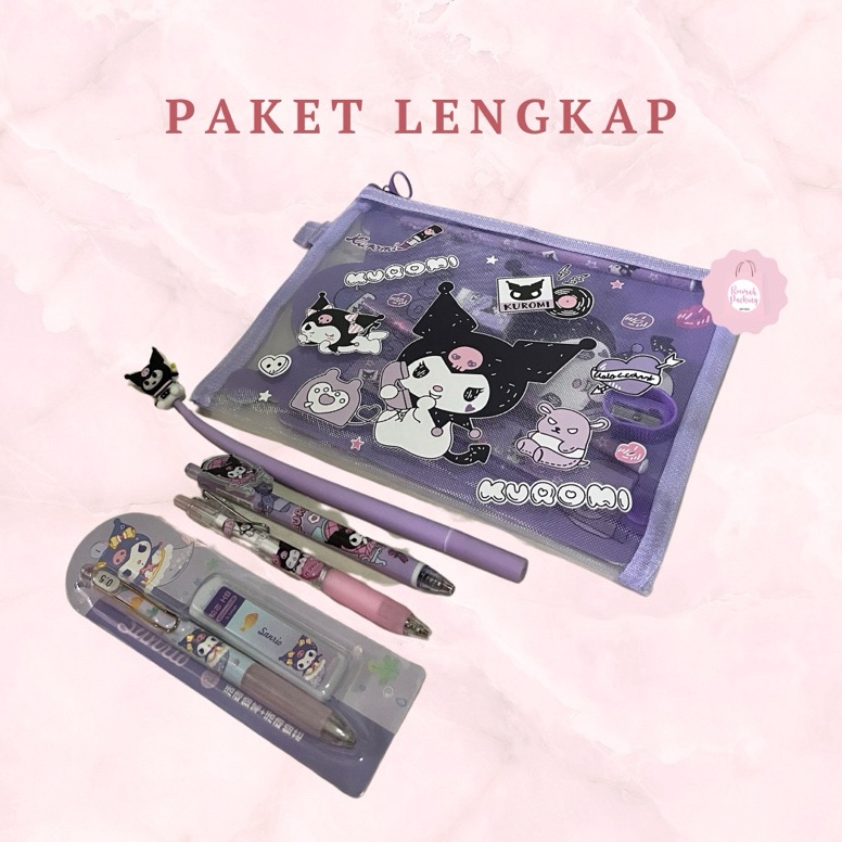 

KODE Q65Q Paket lengkap alat tulis sanrio melody cinamoroll kuromi pompompurin