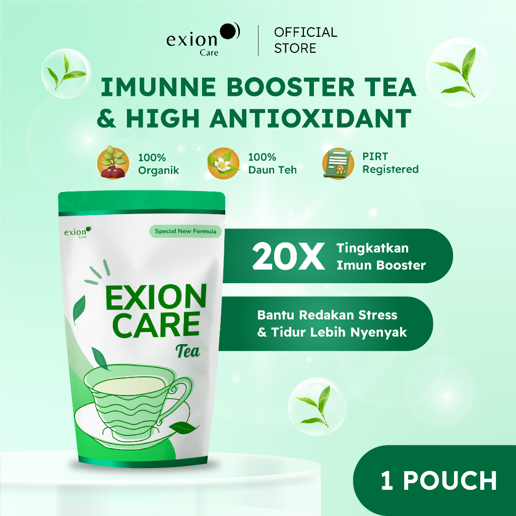 

Exioncare Tea Green Series 1 Pouch - Isi 20 Tea Bag | | Teh Detox | Teh Meyegarkan | Meringankan Insomnia | Mengatasi Kecemasan | Teh Herbal | Minuman Herbal | Teh Hijau | Greentea | Greentea | Teh Alami | Daun Pegagan | Menjaga kesehatan badan