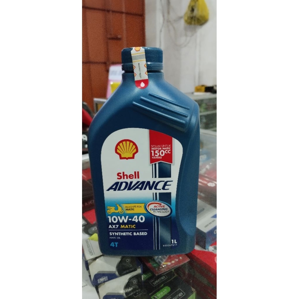 Oli Shell Advance AX7 Matic isi 1 Liter Asli