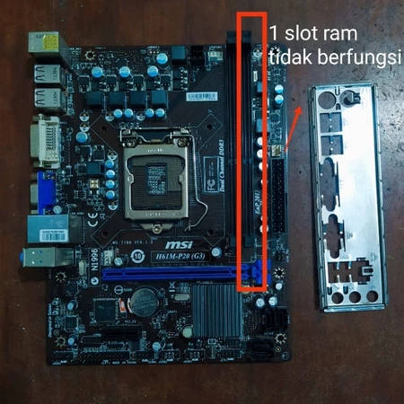 MOTHERBOARD MSI H61M LGA 1155 INTEL gen 2/3