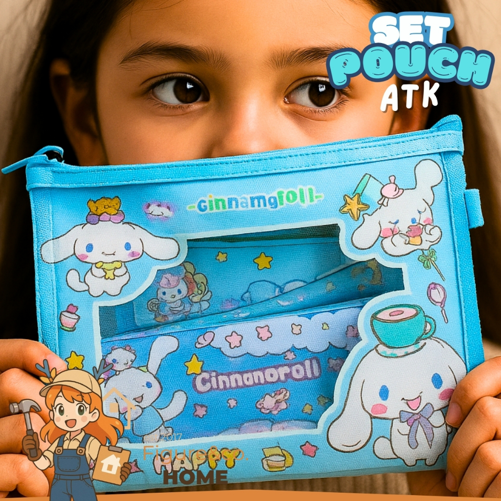 

[FM] - Atk Setpouch Stationery Set With Pencil Case And Pouch Sanrio Edition