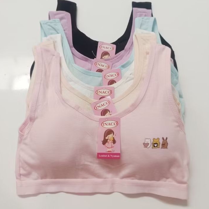 Miniset busa anak perempuan sd smp miniset dengan busa tipis anak perempuan bra bh anak cup kecil