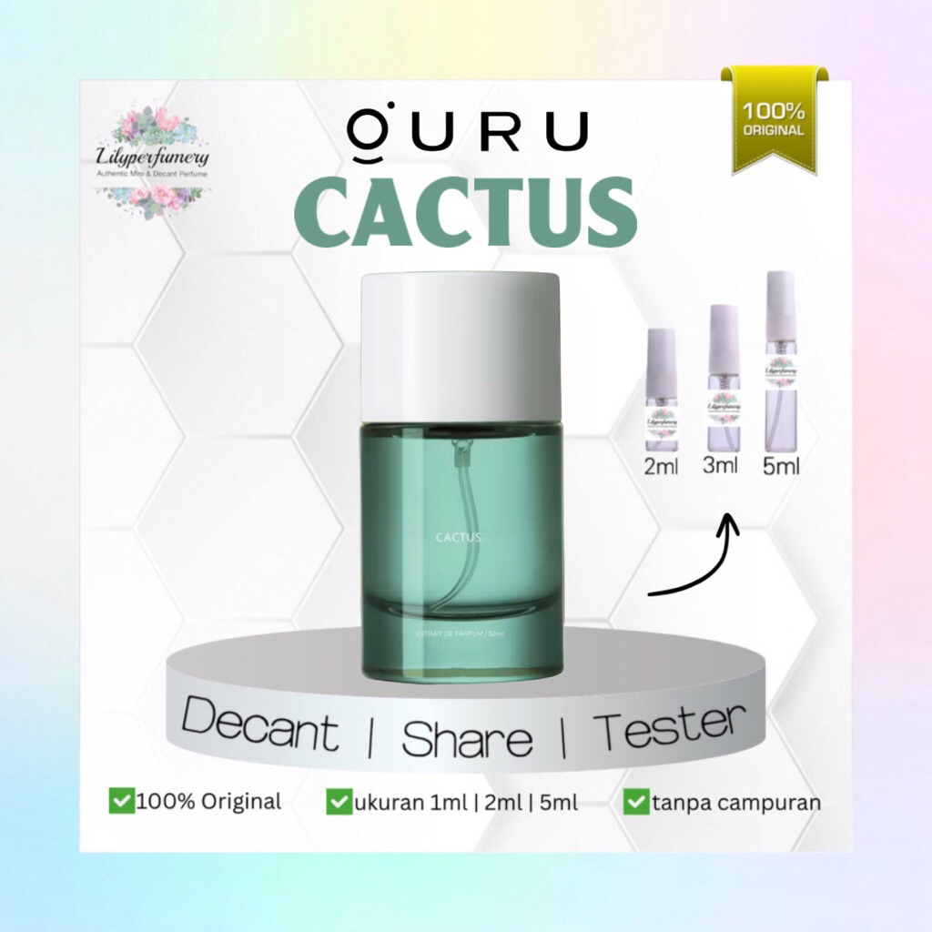 Decant / Share SKINOURU OURU CACTUS Extrait de Parfum 1 ml | 2 ml | 5 ml (Authentic Only)