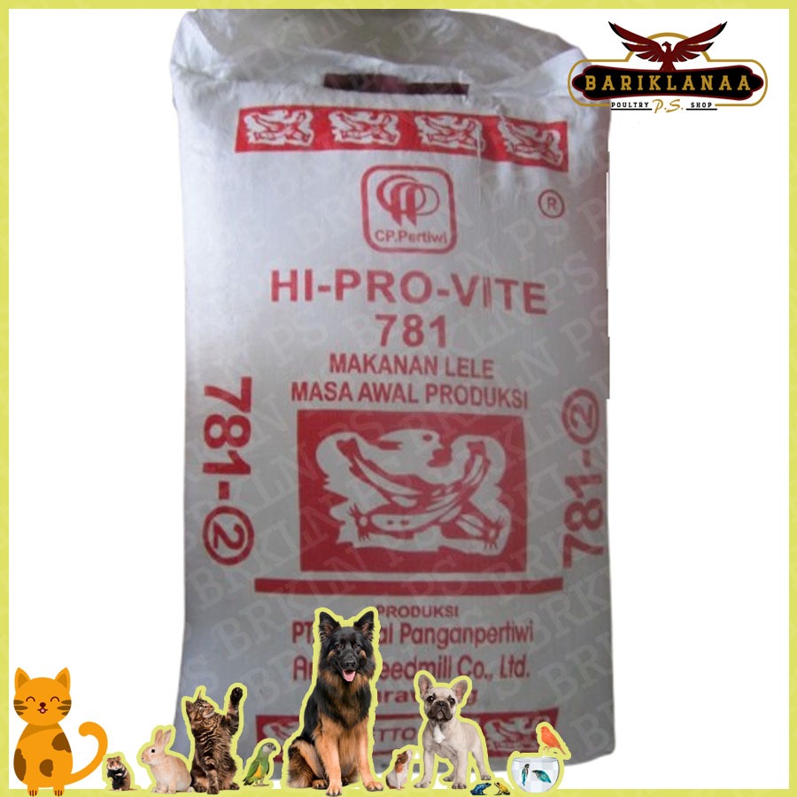 781-2 // PAKAN IKAN LELE HI-PRO-VITE 781-2 UKURAN 30KG