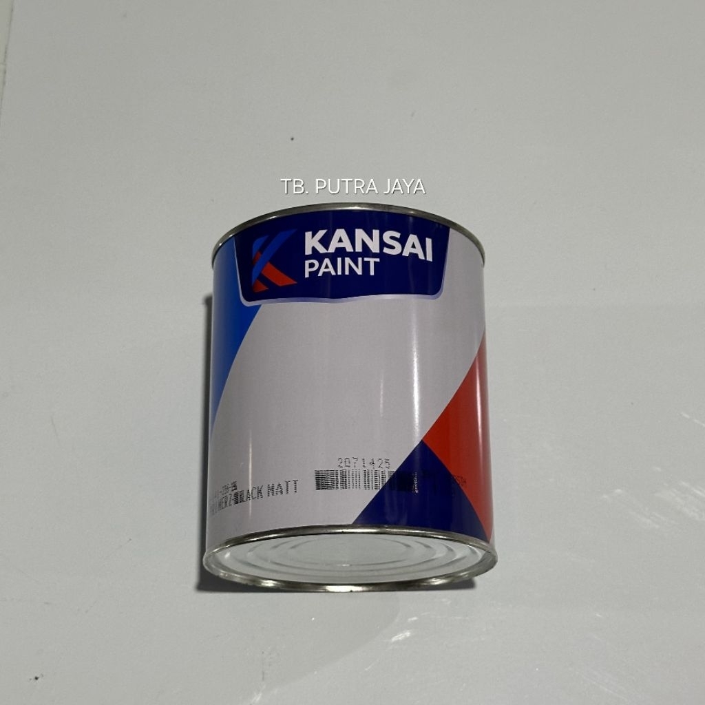 Cat KANSAI Paint Zinc Chromate Primer Cat Dasar Kayu dan Besi Z1000 1 KG Warna Hitam Doff Matte Ligh