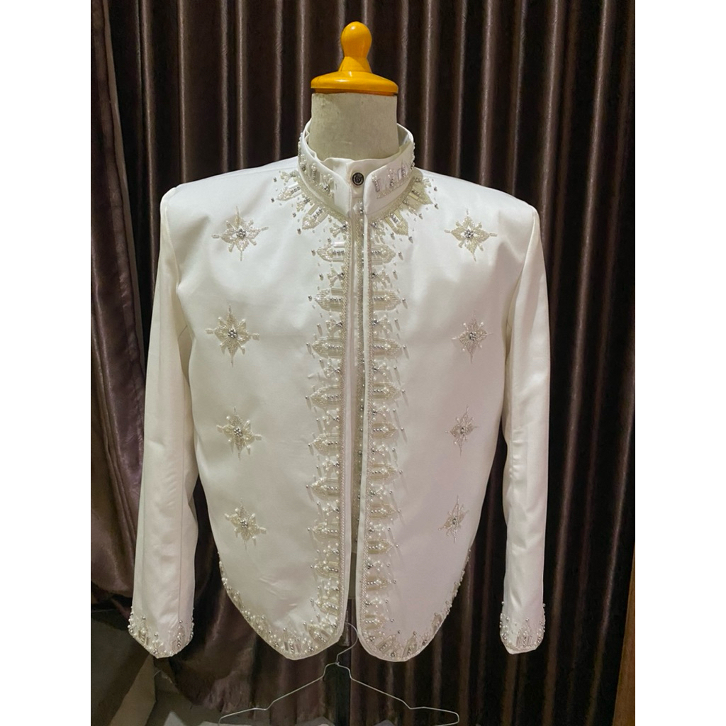 Beskap akad || Beskap pengantin pria || Beskap putih || Beskap pria || Beskap jawa solo || Beskap pu