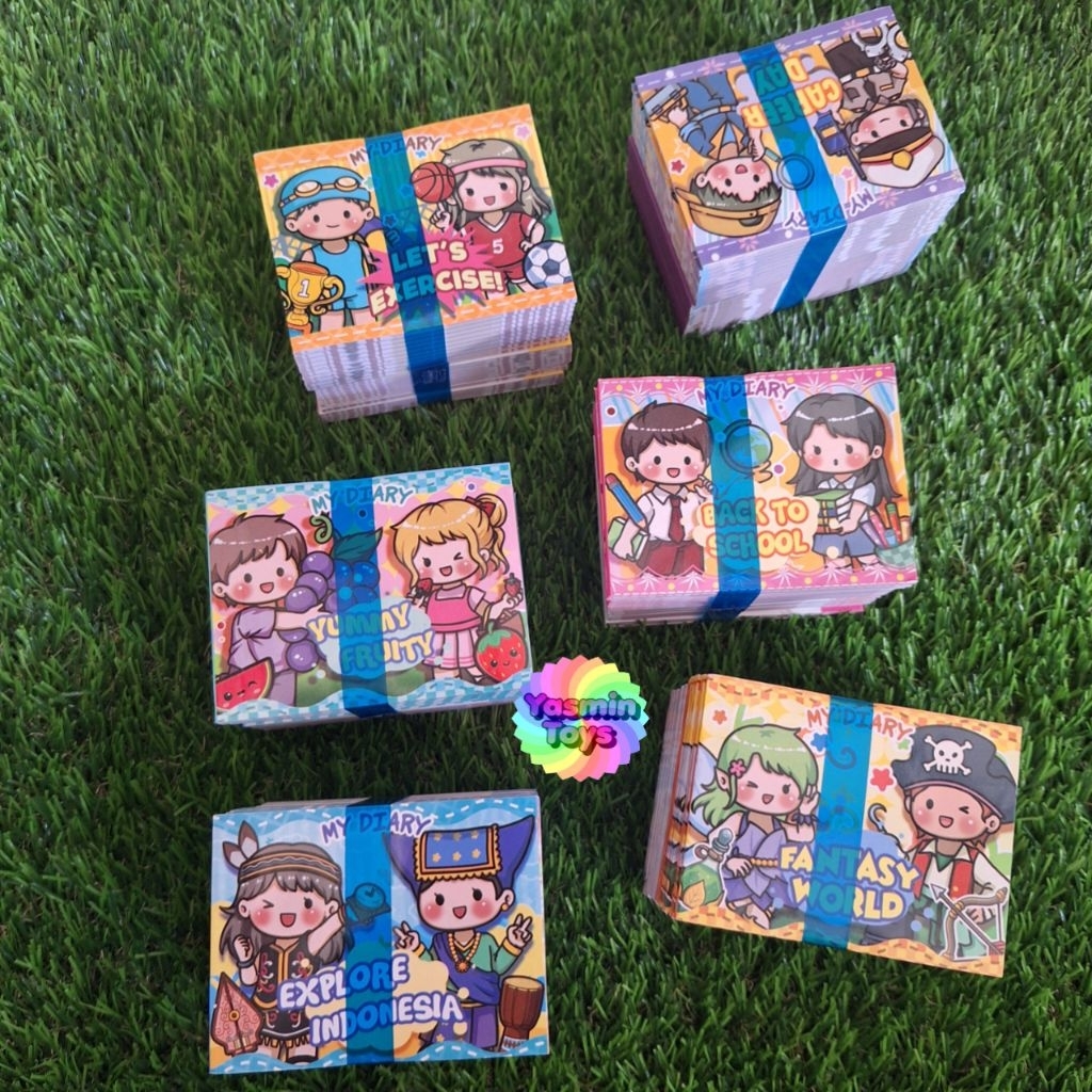 

20pcs Buku Diary Uk Mini Termurah dengan Desain Unik dan Menarik untuk Pengguna