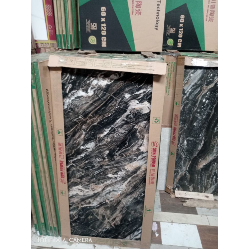 granit 60x120 cm hitam motif brand sun power