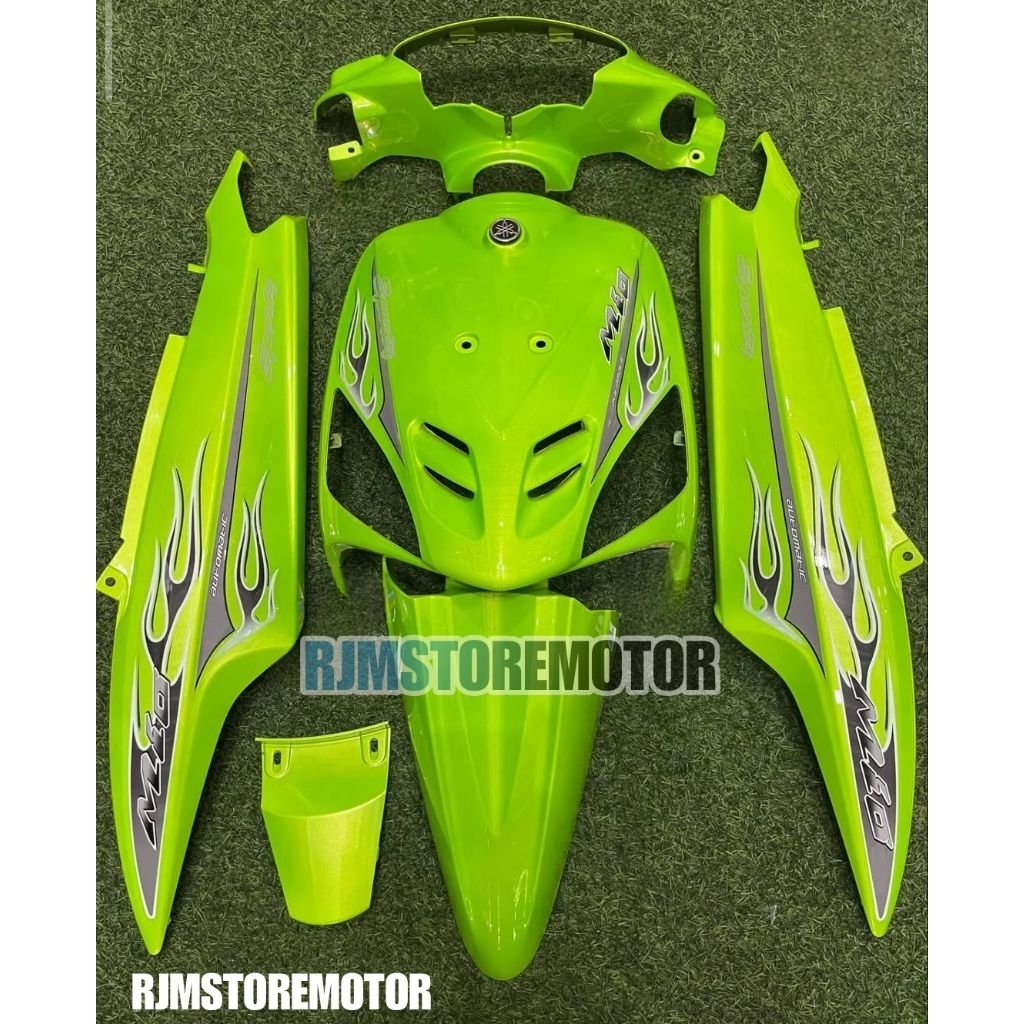 full body halus yamaha mio sporty hijau stabilo lembayung gold