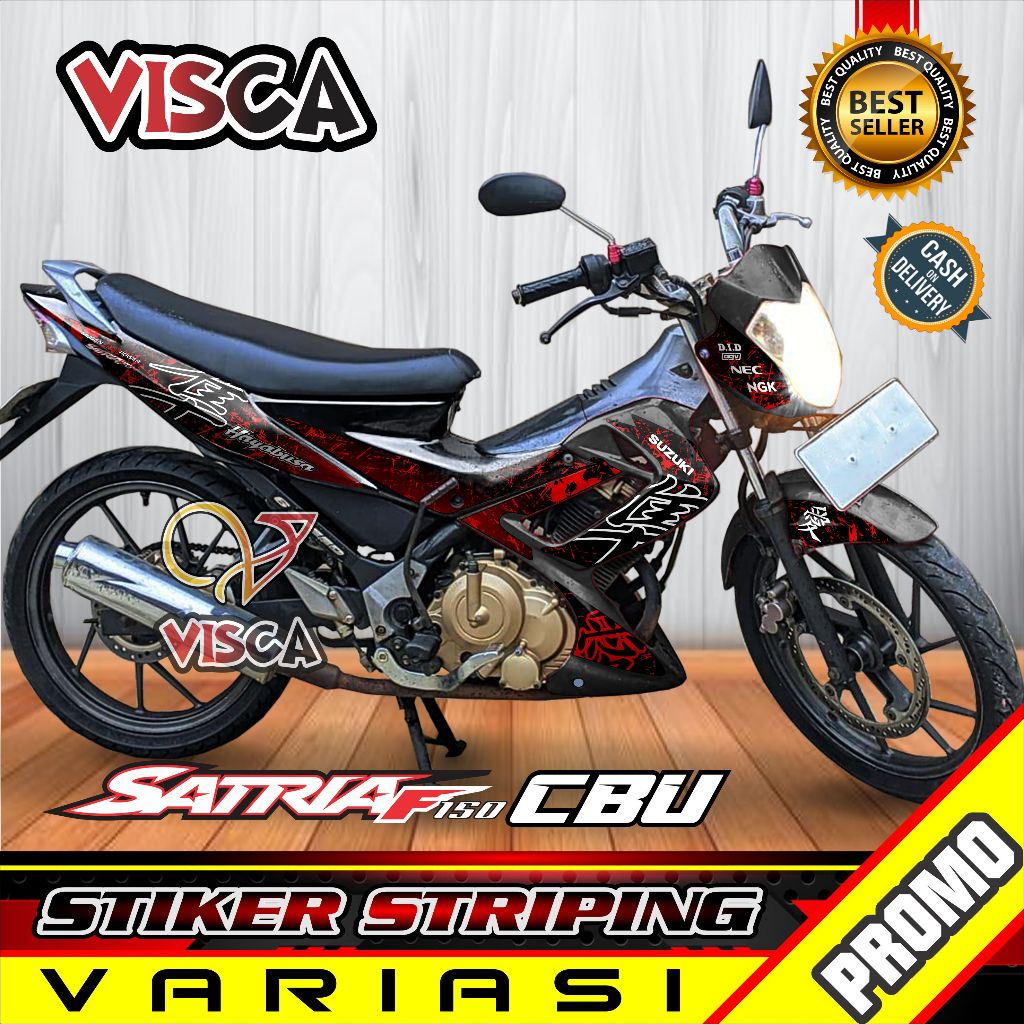 Stiker Striping Satria Fu Cbu Variasi hayabusa