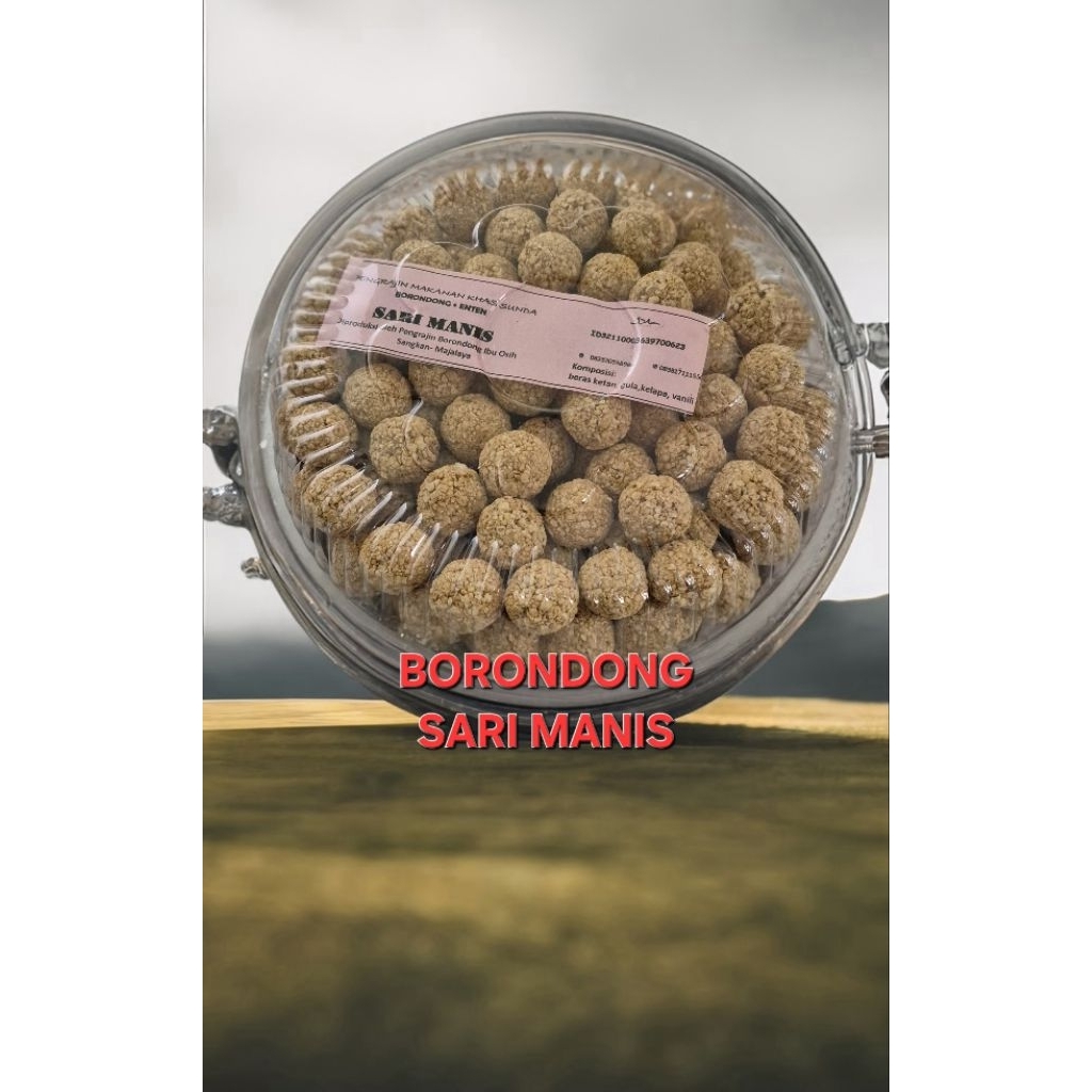 

Borondong garing cindil cup bulat