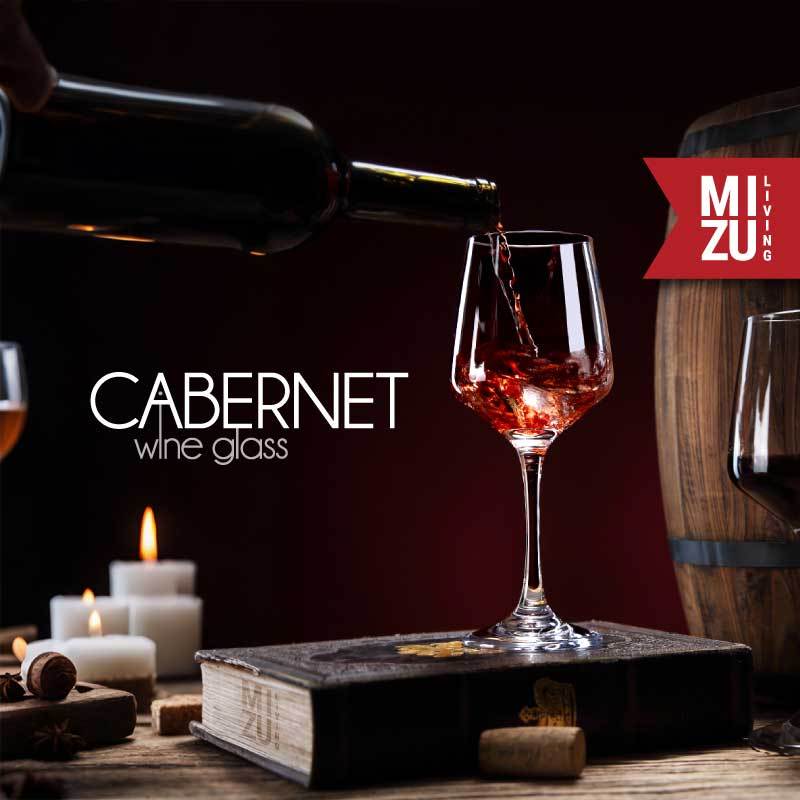 MIZU CABERNET Wine Glass Gelas Wine Goblet Red Wine Glass Gelas Anggur Merah Gelas Minum Wine Gelas 