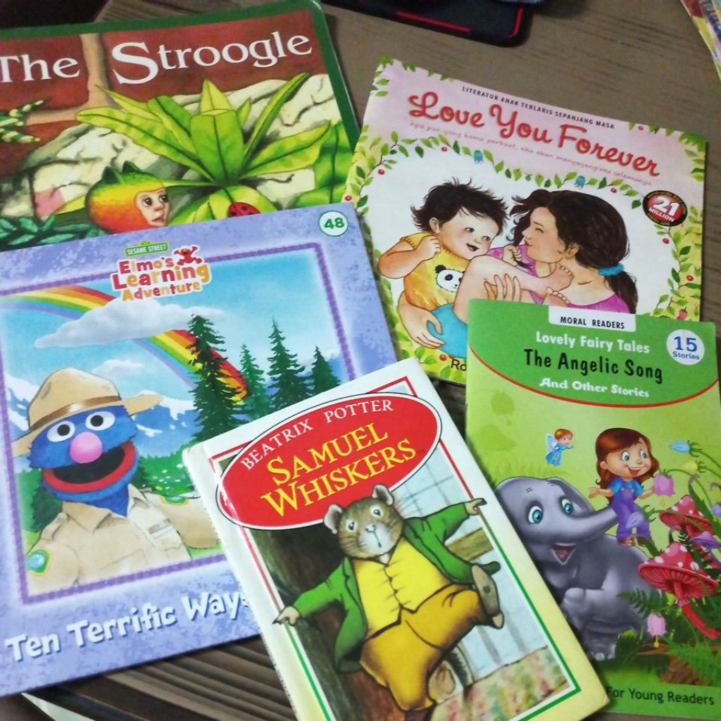 Buku bekas Import bahasa Inggris bacaan anak-anak