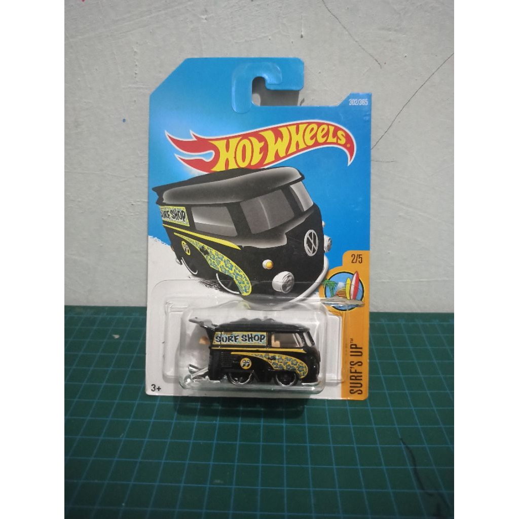 HOTWHEELS KOOL KOMBI HITAM MOON EYES