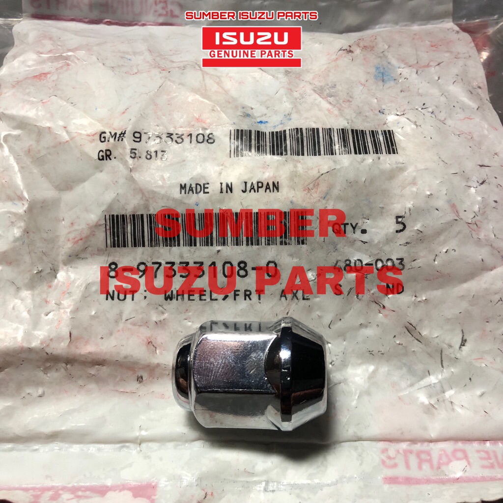 MUR NUT BAUT RODA ISUZU PANTHER DMAX MUX ORIGINAL