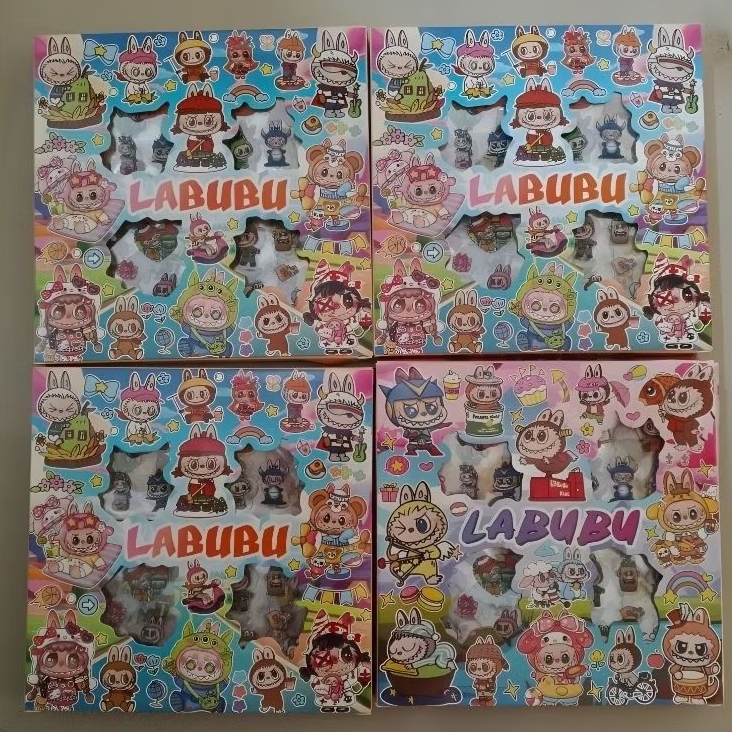 

STICKER MOTIF LABUBU | (1 BOX) ISI 100PCS