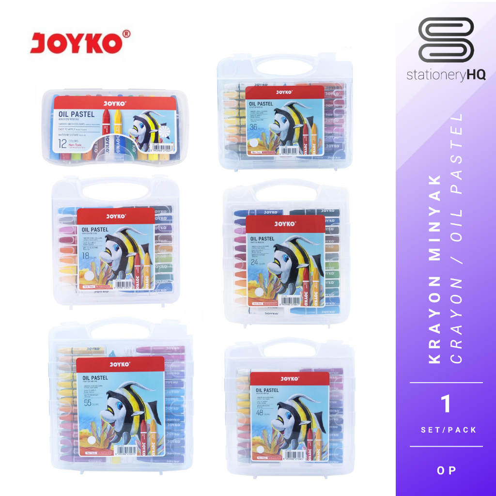 

Joyko Crayon / Oil Pastel OP12S-55S