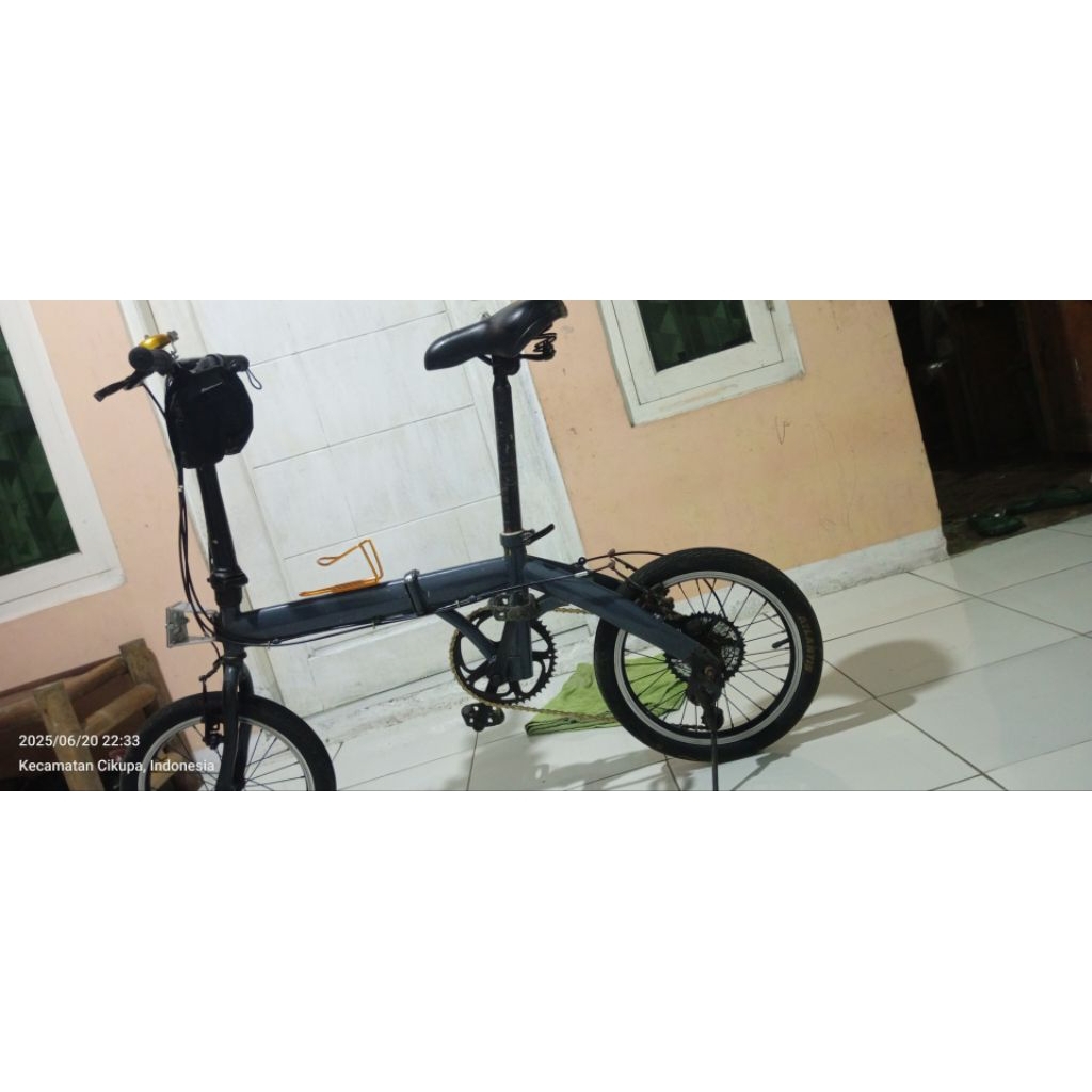 sepeda element lipat 16" bekas
