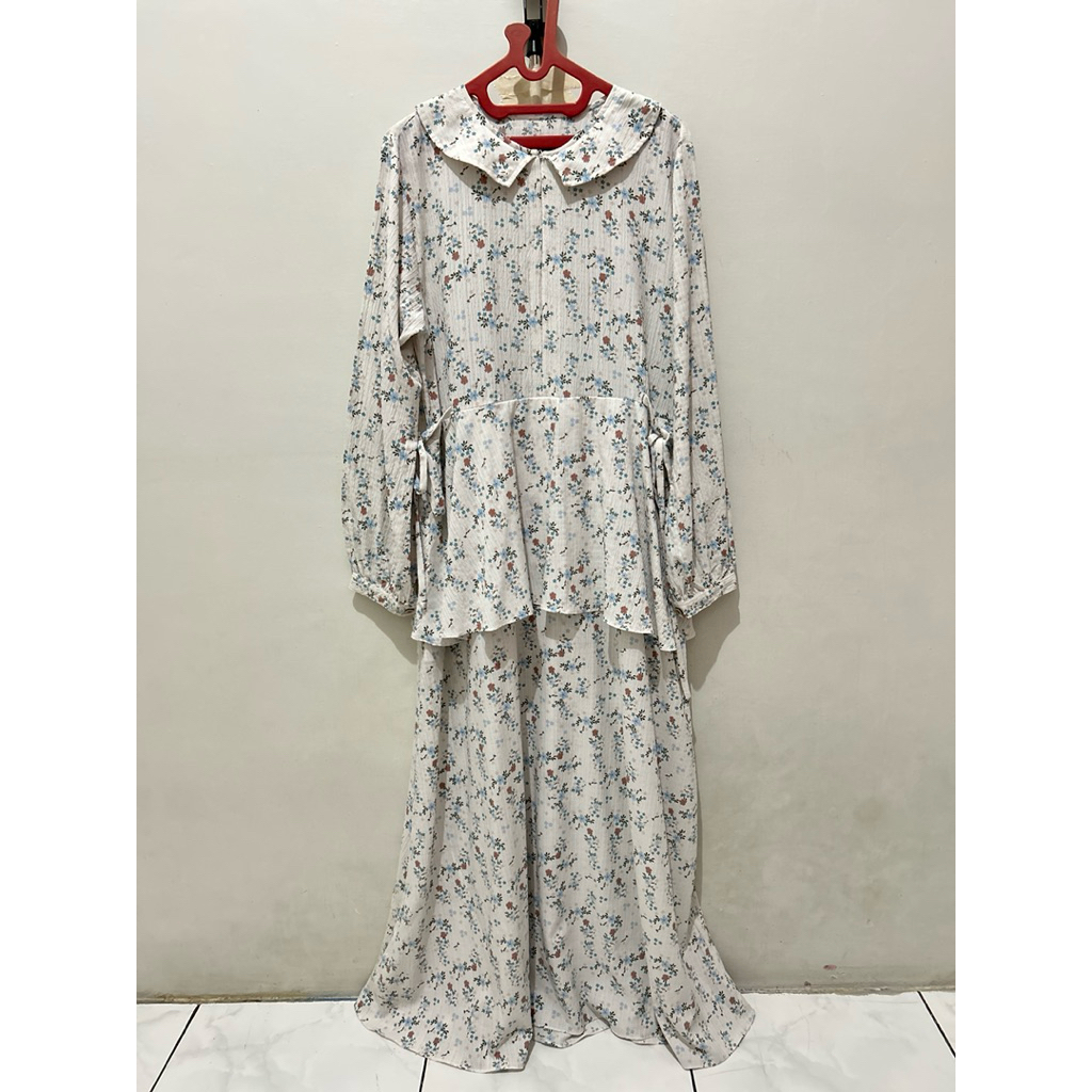 preloved riskirich kaamla gamis malaysia viral model terbaru remaja syari crinkle premium