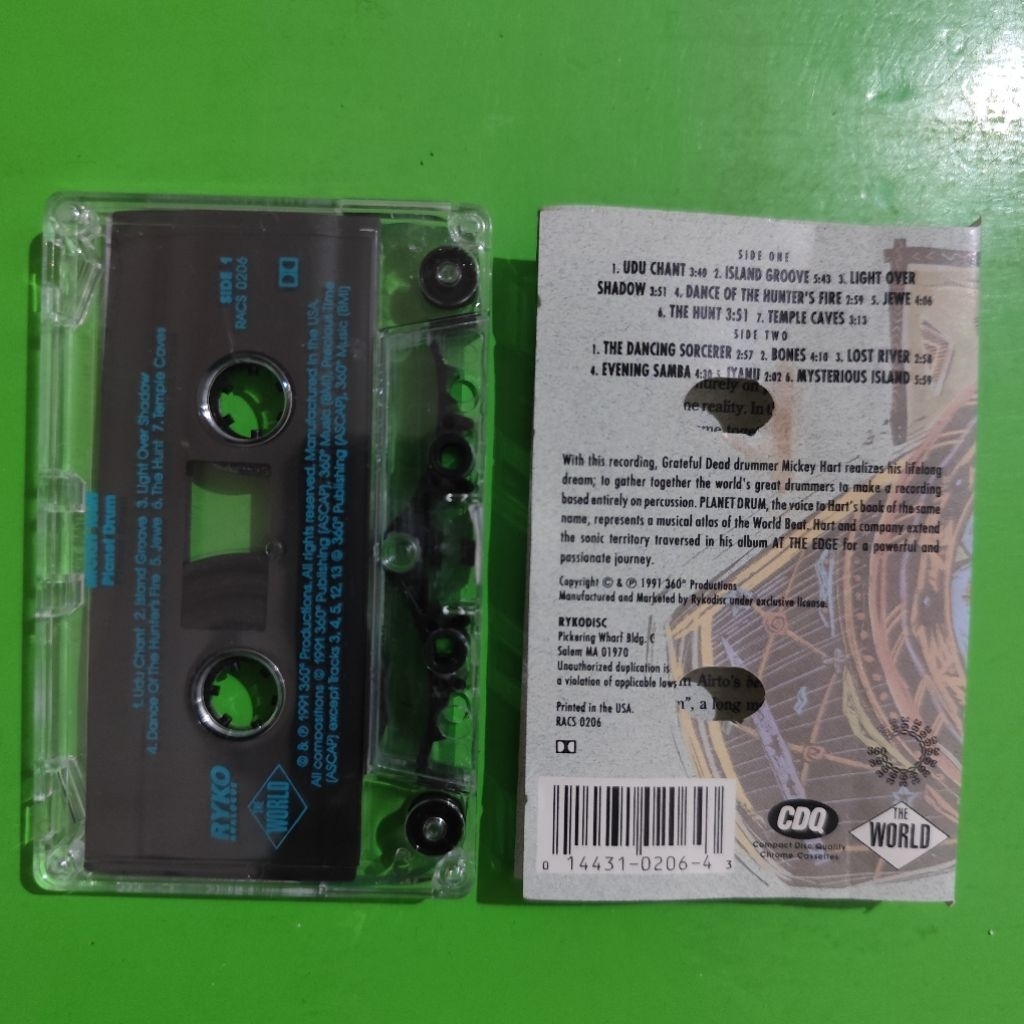 Kaset impor MICKEY HART Planet Drum
