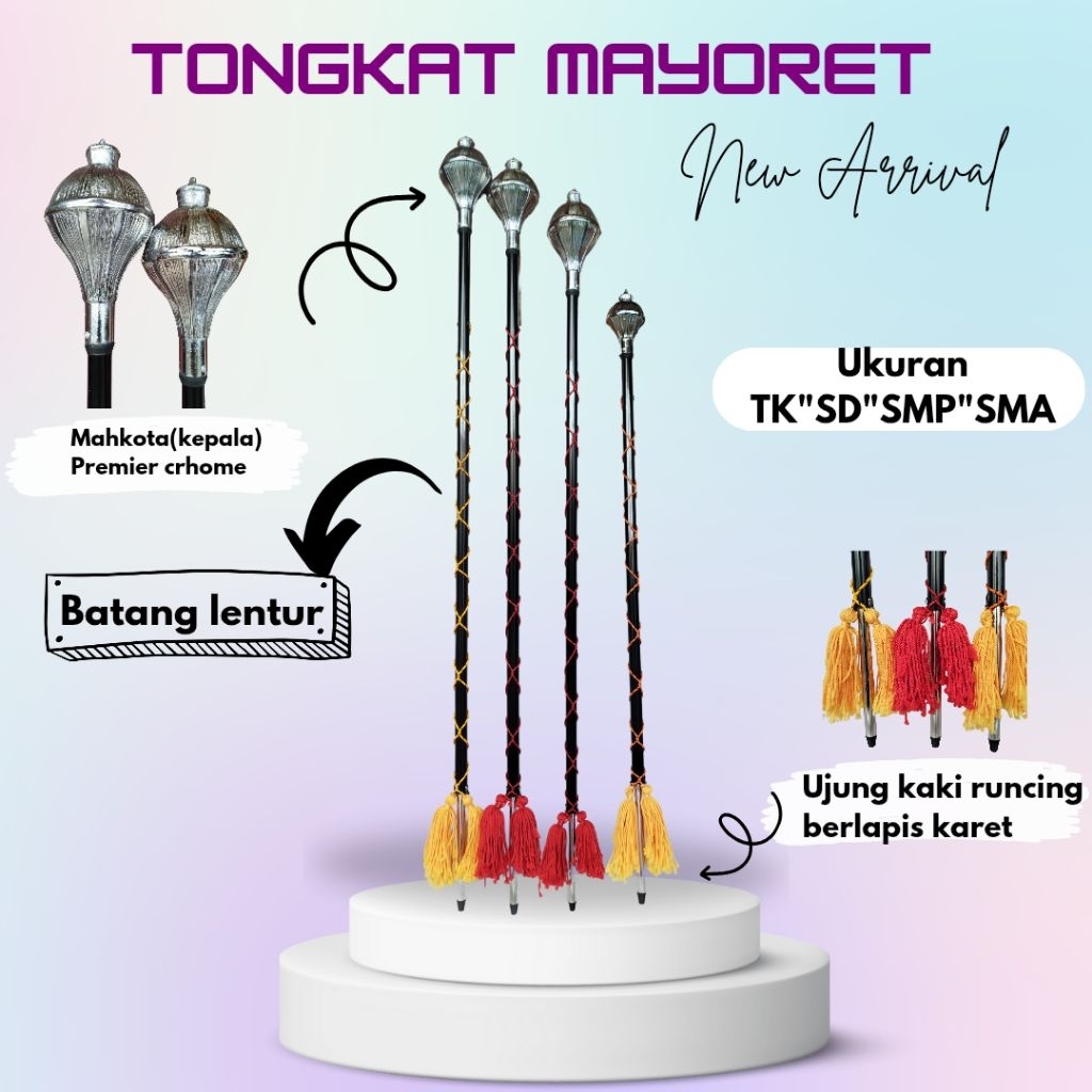 tongkat mayoret/stick mayoret TK/SD/SMP