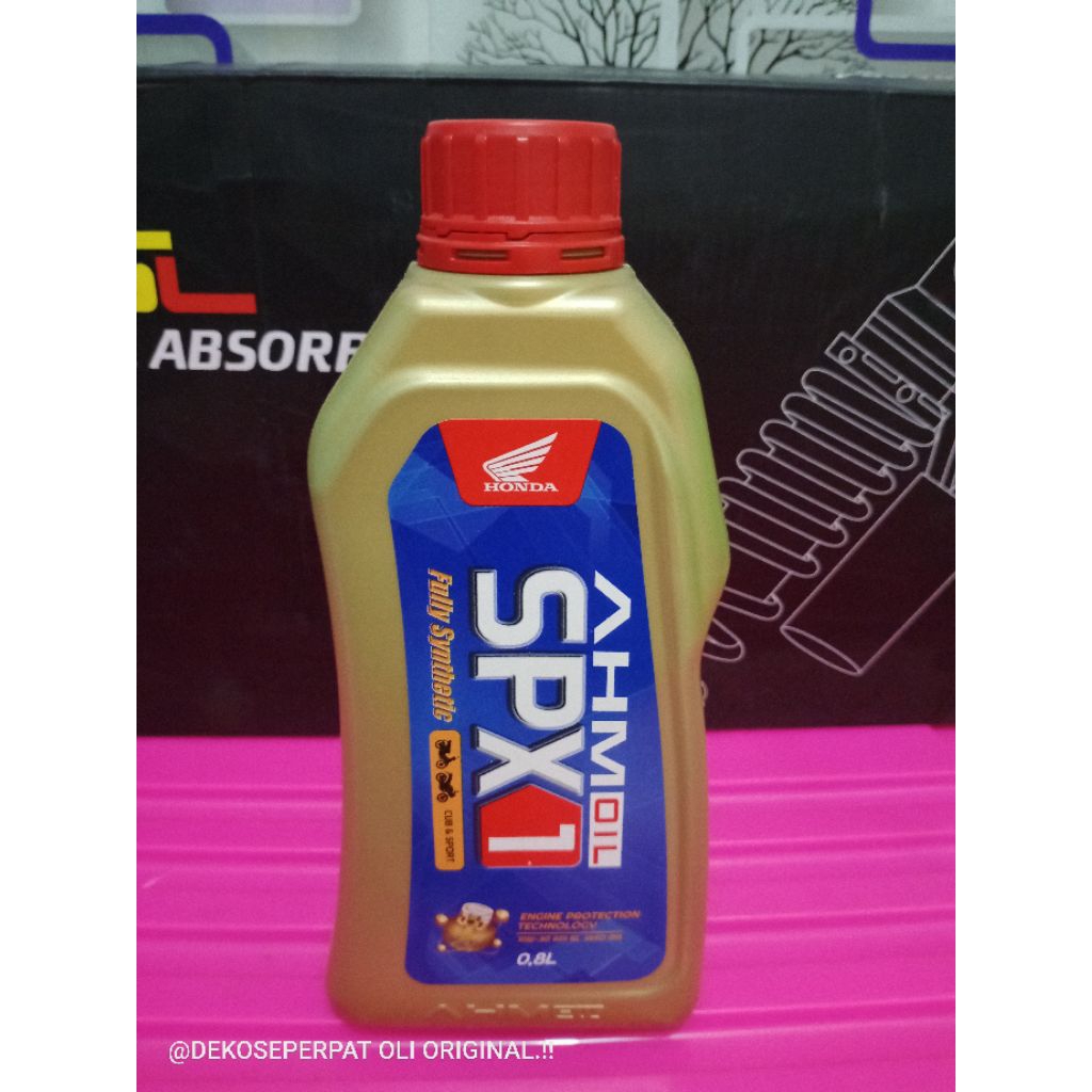 OLI MESIN SPX1 0,8ML, UNTUK SEMUA MOTOR YANG BERKAPASITAS 800ML.