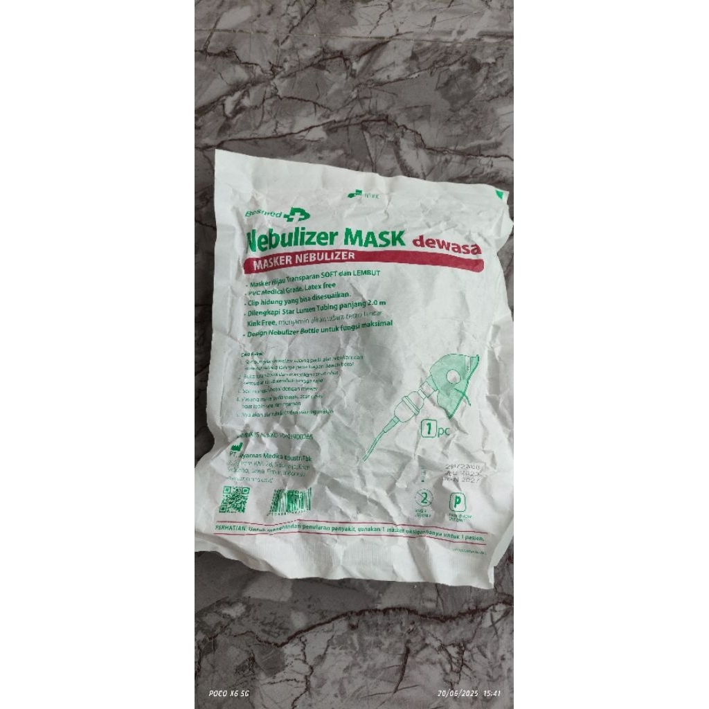 nebulizer mask dewasa