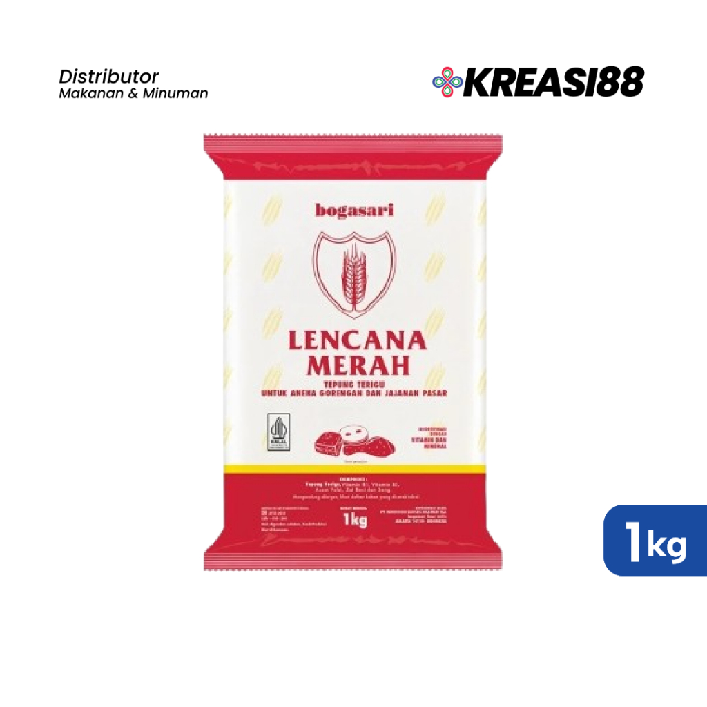 

Tepung Terigu LENCANA MERAH EKONOMIS 1 kg