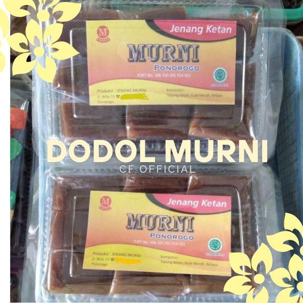 

JENANG DODOL MURNI - OLEH - OLEH KHAS PONOROGO KOTA REOG - CF OFFICIAL