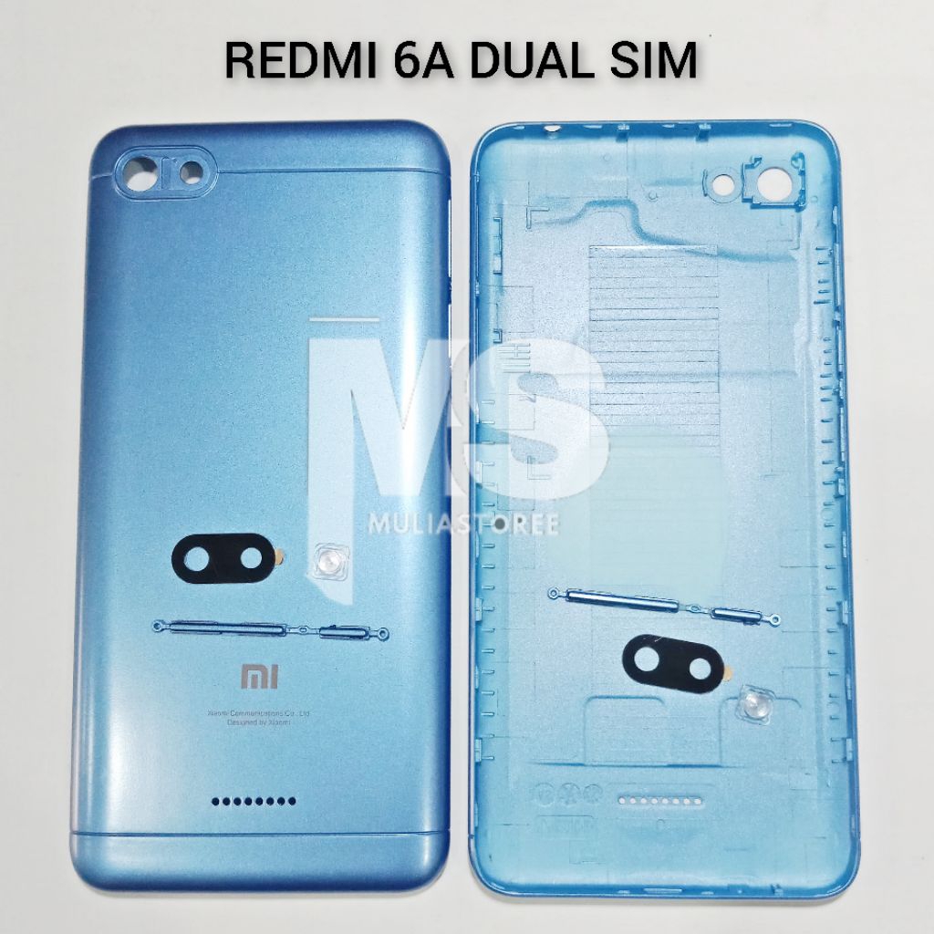BACKDOOR TUTUP BELAKANG REDMI 6A DUAL SIM