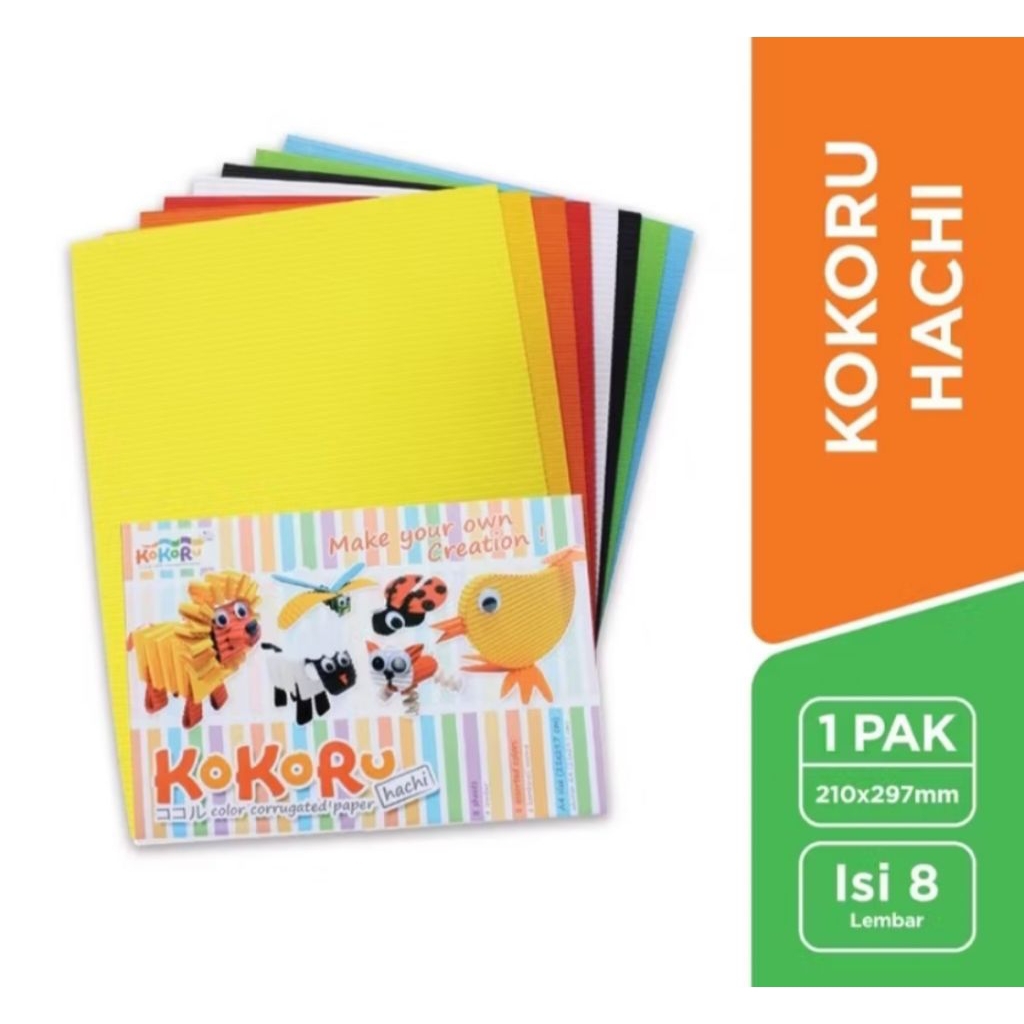

KERTAS KOKORU A4 HACHI/HACHIRO/HACHIGO