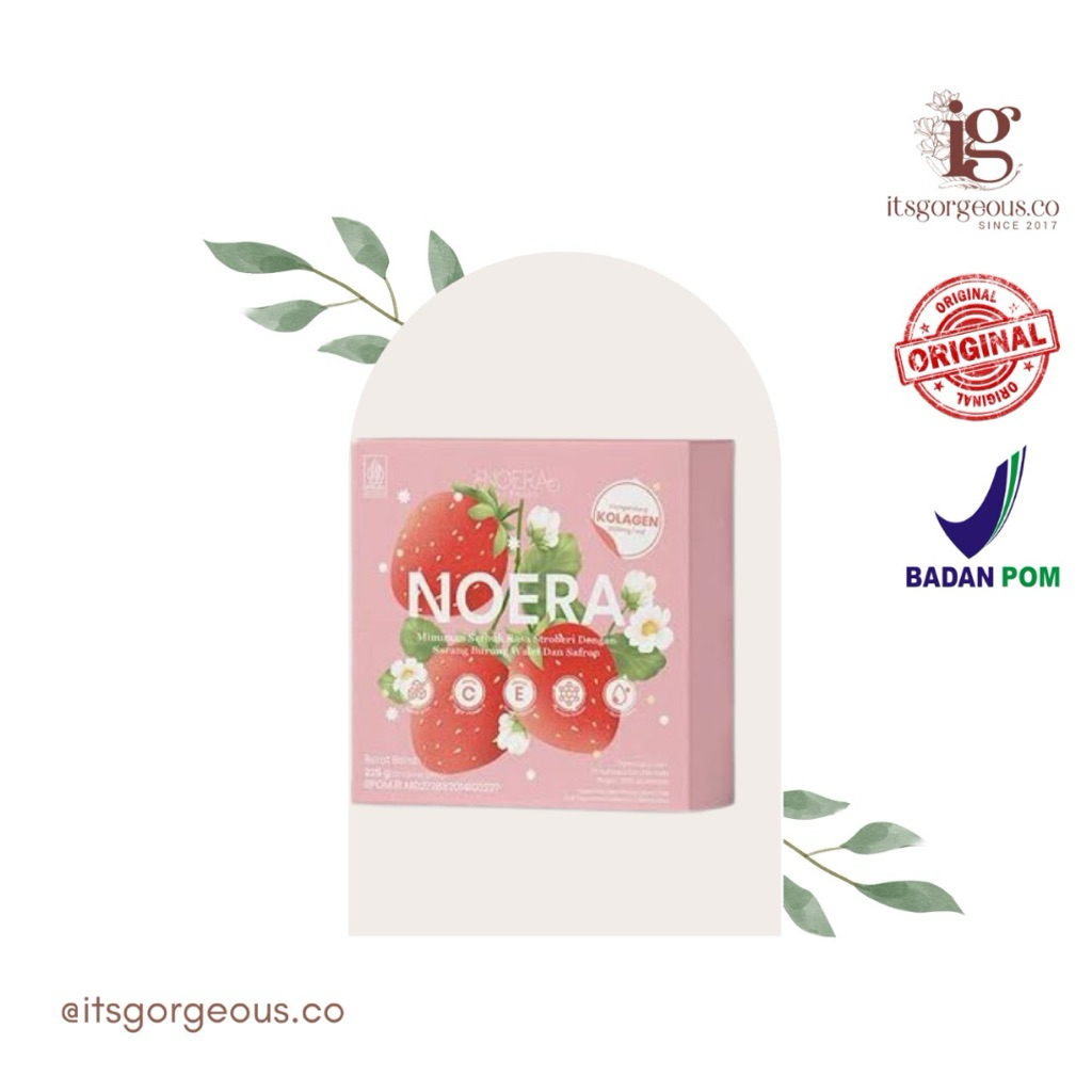 NOERA COLLAGEN DRINK STRAWBERRY PENCERAH KULIT