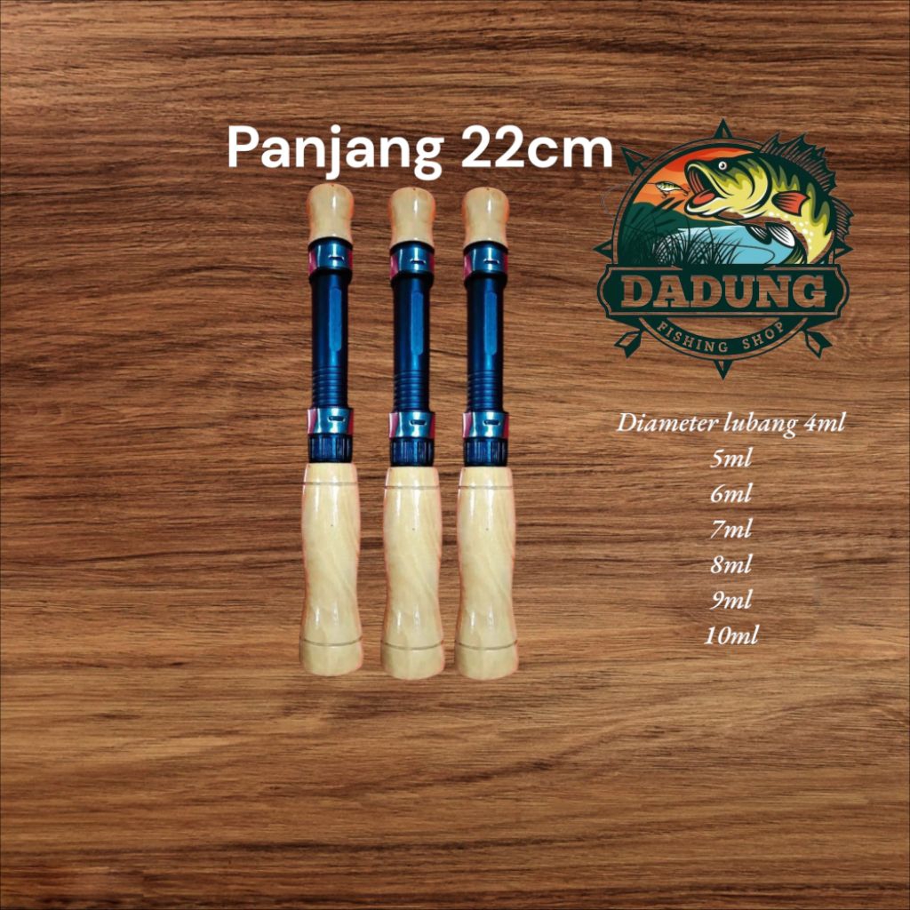 Gagang/pahul joran wader + reelseat 16dps