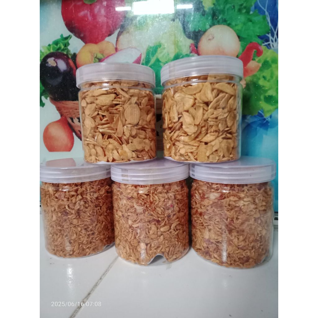 

Bawang putih dan bawang merah goreng