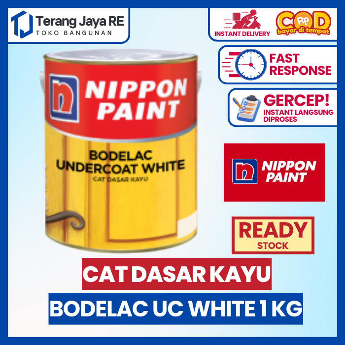 Cat Dasar Kayu Bodelac Undercoat White - Nippon Paint