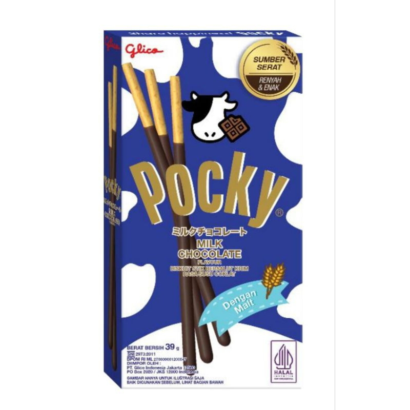 

Glico Pocky Milk Chocolate dengan Malt 39gram