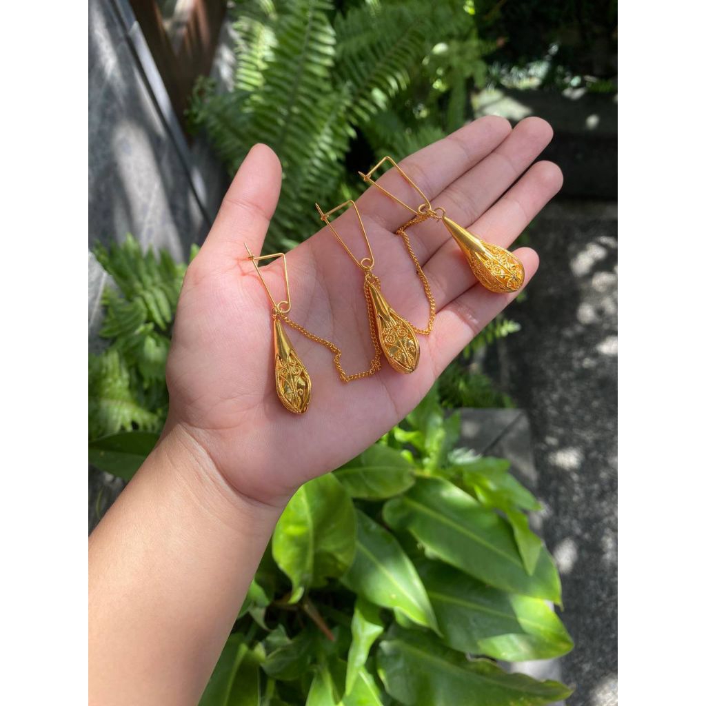 Bros kembang kantil perak 925%