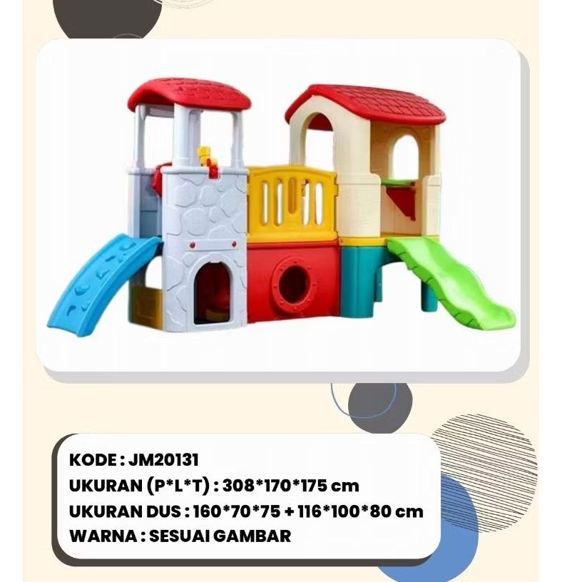 SPACEBABY SB - 8507 MAINAN ANAK RUMAH DAN PEROSOTAN ( 4 In 1) GARANSI