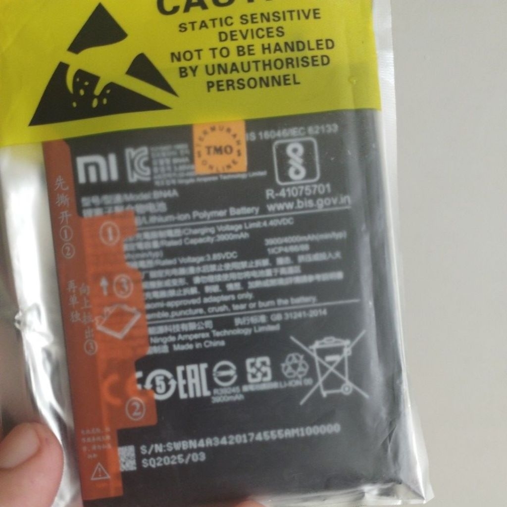 Baterai Xiomi BN4A