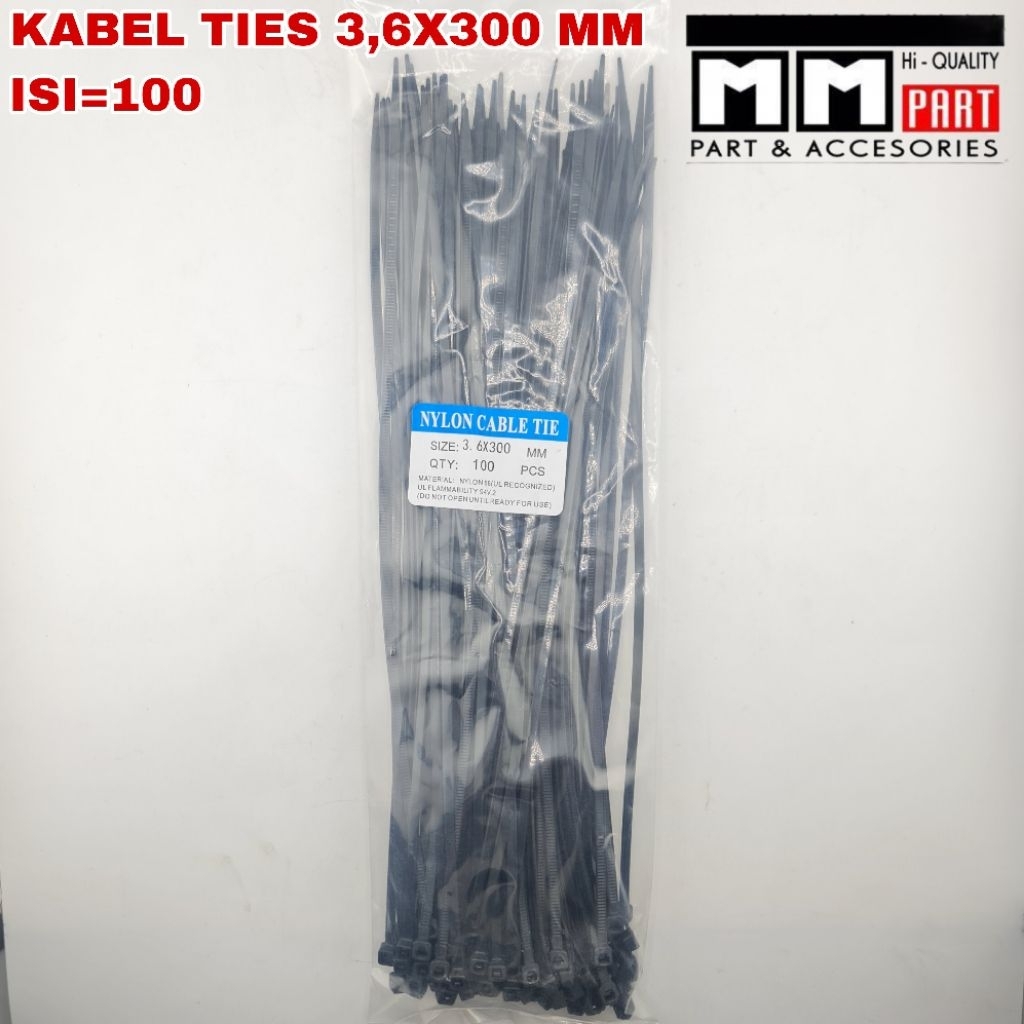 

KABEL CABLE TIES 3,6 X 300 MM (HARGA 1 PACK ISI 100)