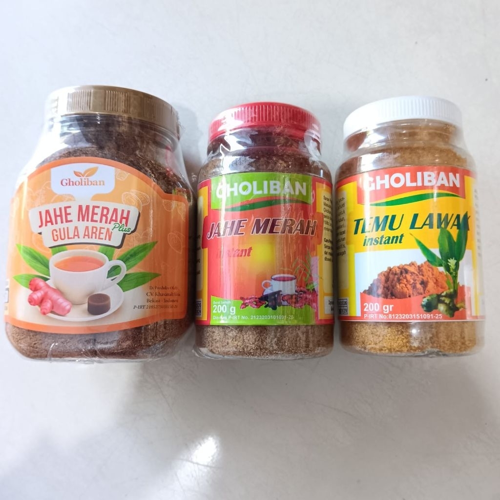 

GHOLIBAN JAHE MERAH BUBUK PLUS GULA AREN || TEMULAWAK INSTAN || JAHE MERAH ORIGINAL INSTAN